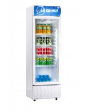 Vetrina Frigo Bibite Positivo Ventilato - AX255RG - TN 235 LITRI - Temp. +0 °C/+10 °C - Dim. cm L53,5xP53,1xh175,2
