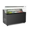 Vetrina orizzontale gelateria statica da 9 gusti gelato MIRABELLA C9G -20°/-5°C | 165,5x67,7x119
