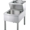Banco a pozzetto statico – espositore gelato CARRARA CREAM 6 + 6 carapine da 7,5 L – Temp. -5°C/-20°C Dim. 104,5×66,1x100,8h