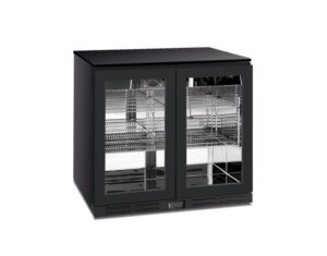 FRIGO BIBITE SOTTO BANCO STATICO 2 ANTE –  COLD BAR 200 BLK – Temperatura -2°C/+10°C – Dim. cm. L90xP52,6xh83,5