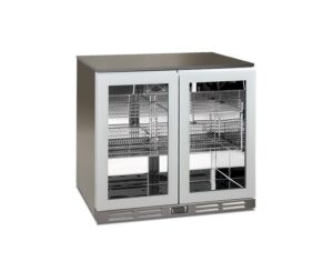 FRIGO BIBITE SOTTO BANCO STATICO 2 ANTE – COLD BAR 200 INOX  – Temperatura -2°C/+10°C – Dim. cm. L90xP52,6xh83,5