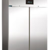 ARMADIO FREEZER CONGELATORE NEGATIVO VENTILATO IN ACCIAIO INOX 2 PORTE - AXF 1500 BT - BT 1500 LITRI - Temp. -22°C/-18°C - Dim. cm. L148xP83xh201
