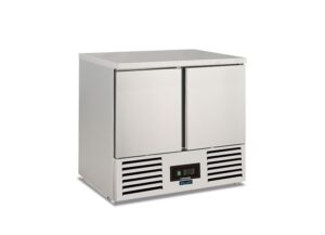 SALADETTE REFRIGERATA POSITIVA STATICA 2 PORTE - SF 901 - Temp. +2°C/+8°C - Dim. cm. L90xP70xh87