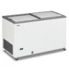 Congelatore a pozzetto statico con porta cieca scorrevole – Klimaitalia FRP 400 PSSL | -22/-9 °C | L 128,3 × P 67 × H 89,5 cm