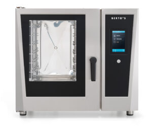 Forno Elettrico Combinato Con Boiler  6 Teglie 1/1 GN - 5 Teglie 60x40 - Berto's E6MB