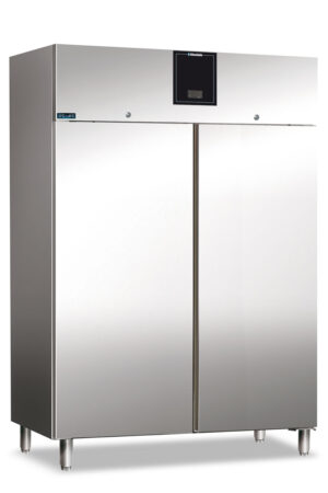 ARMADIO FRIGO POSITIVO VENTILATO IN ACCIAIO INOX 2 PORTE - AXF 1520 TN –  1400 LITRI – Temp. -2°/+8°C Dim. 134x87.5x209h Cm
