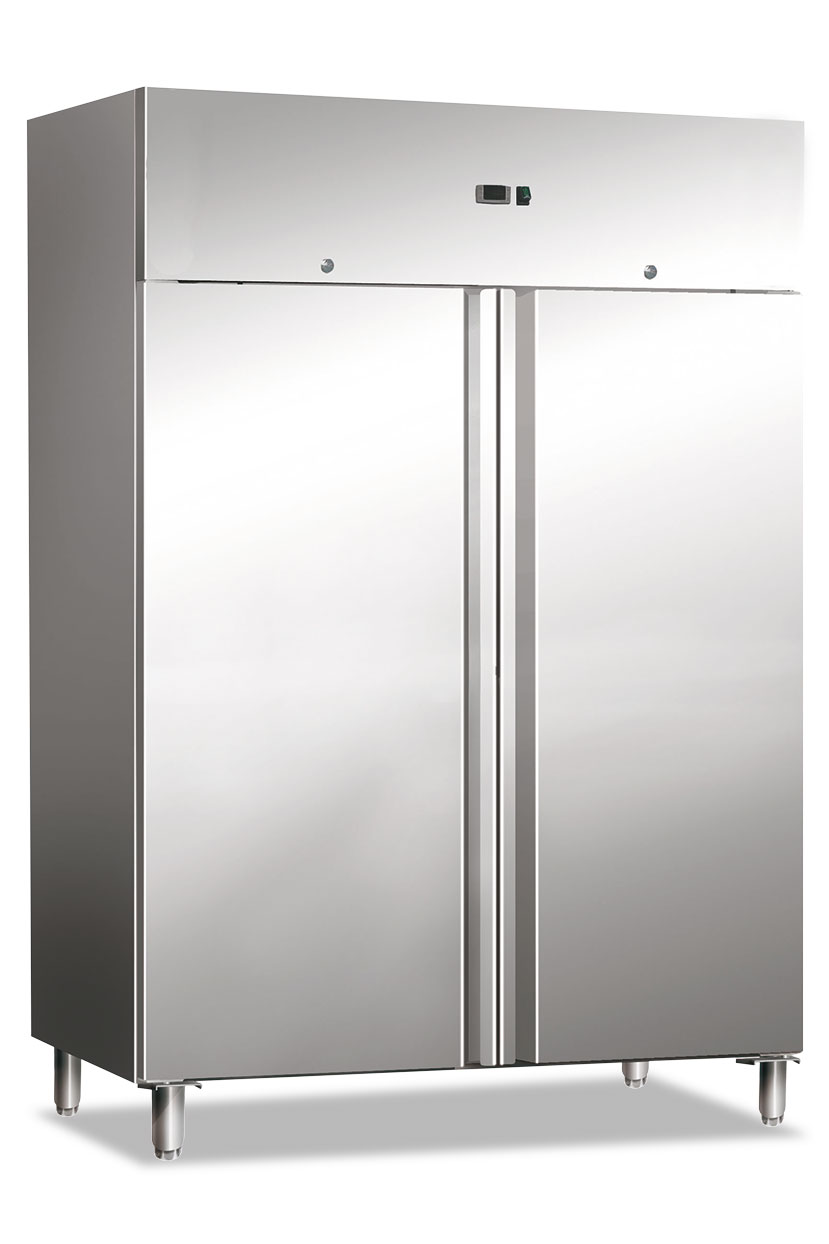 Armadio frigo positivo ventilato – Klimaitalia GN 1410 TN – 2 porte – 1400 L – +2/+8 °C – 148 × 83 × 201 cm - immagine 1