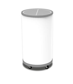 POZZETTO FRIGO TONDO PER BEVANDE POSITIVO - CAN 65 Y - Capacità 54 Lt - Temp. +2°+10°C - Dim.  cm Ø 45,1 x 88 h