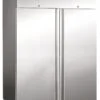 Armadio freezer negativo ventilato in acciaio inox 2 porte – GN 1410 BT – 1400 L – Temp. -22°C/-15°C – Dim. cm 148x83x201H
