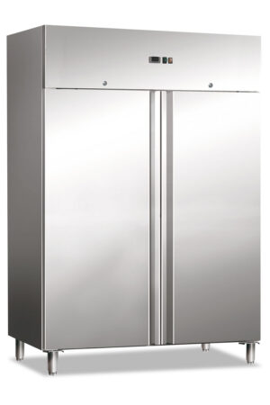 ARMADIO FREEZER CONGELATORE NEGATIVO VENTILATO IN ACCIAIO INOX 2 PORTE – GN 1410 BT - 1400 LITRI – Temp. -22°/-15°C Dim. 148x83x201h Cm