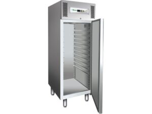 ARMADIO FREEZZER NEGATIVO IN ACCIAIO INOX VENTILATO – CONSERVATORE PASTICCERIA 60×80 –  G-PA800BT -Temp. -18°C/-22°C Dim. cm. L74xP99xh201