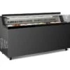 Vetrina orizzontale gelateria statica per gelato mantecato, su stecco e pasticceria FLAT 7 WHITE/GLITTER -25°/ +10°C | 134 x 67,7 x 94,4