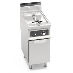 Friggitrice a gas indiretta 18 litri su vano Bflex | Berto’s GL18MI-BF | L400xP714xH900 mm | 14 kW