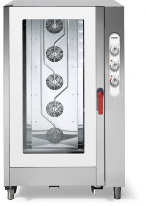 Forno Elettrico a Convezione MEC - Mod. SPE 166 SVR.1B - 16 Teglie 60x40 cm - GN 1/1 - Meccanico - Vapore Diretto