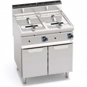 Friggitrice a gas 10+10 litri su vano | Berto’s GL10+10M | L800xP714xH900 mm | 13,8 kW