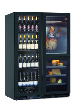 Frigo Vini/Salumi e Formaggi - Mod. Norcia 300 V - Ventilato - 3 Temp. - Dim. cm L121xP70x180,4h