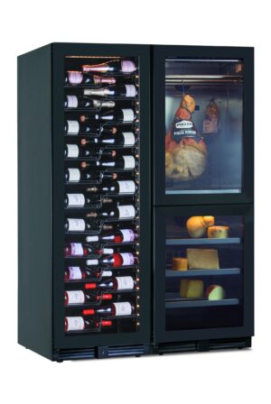 Frigo Vini/Salumi e Formaggi - Mod. Norcia 360 3T - Ventilato - 3 Temp. - Dim. cm L121xP70x180,4h