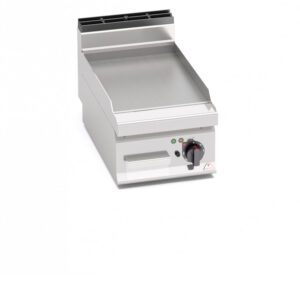 FRY TOP ELETTRICO LISCIO DA BANCO - SERIE 70 - Dim. 40x71,4x29h - 4,8 Kw