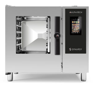 Forno a Gas Combinato vapore diretto Digitale 6 Teglie Alphatech Synapsy SYG061B