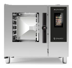 Forno combinato a gas Alphatech Synapsy SYG061B – 6 teglie GN 1/1 – Vapore diretto – Digitale