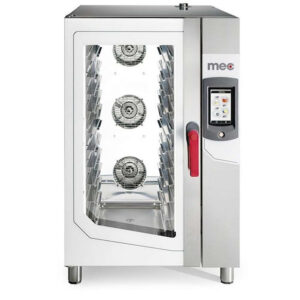 Forno Elettrico a Convezione MEC - Mod. GE 1211 TC.1B - 12 Teglie 53x32,5 cm GN 1/1 - Touch - Vapore Diretto - Wi-Fi