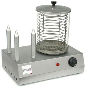 Scalda Wurstel Mec - Mod. CS3P- 1 Contenitore + 3 Plots - Dim. cm L40xP30xh40 - Monofase