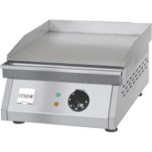 Fry Top Elettrico Mec - Mod. PE400L - Piatto Singolo Liscio - Piano Cottura cm 39,5x40 - 3Kw - Monofase