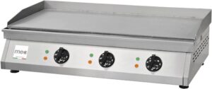 Fry Top Elettrico Mec - Mod. PE830L - Piatto Doppio Liscio - Piano Cottura cm 83,5x40 - 9Kw - Trifase