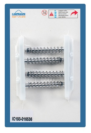 SET 2 PLACCHE AUTOREGOLANTI IN PLASTICA, GELATO - RASCHIANTI PER MANTECATORI CARPIGIANI