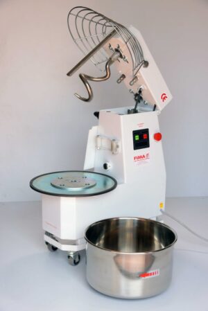 Impastatrice a Spirale 45 Kg Con Testa Sollevabile e Vasca Estraibile S45