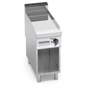 FRY TOP ELETTRICO - PIASTRA LISCIA IN COMPOUND SERIE 90  Dim 40x90 - 5,7 Kw