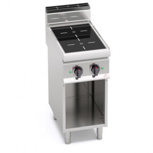 TOP AD INDUZIONE 2 ZONE SU VANO SERIE 70 - Dim. 40x71,4x90h - 7 Kw