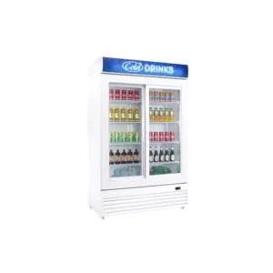 Vetrina Frigo Bibite Positivo Ventilato - AK1001RS - TN 850 LITRI - Temp. +2 °C/+10 °C - Dim. cm L122xP74,5xh200,1