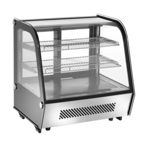 ESPOSITORE DA BANCO REFRIGERATO POSITIVO VENTILATO - Mod. AK102EF - Temp. 0°C/+12°C Dim. cm L71xP46,7x67,6h