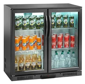 Vetrina Frigo Bibite Positivo Ventilato - AK191BB - TN 175 LITRI - Temp. +2 °C/+8 °C - Dim. cm L90xP50xh84