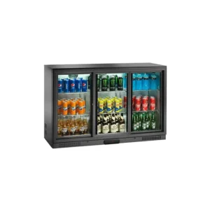 Vetrina Frigo Bibite Positivo Ventilato - AK291BBS - TN 280 LITRI - Temp. +2 °C/+8 °C - Dim. cm L133,5xP51xh84