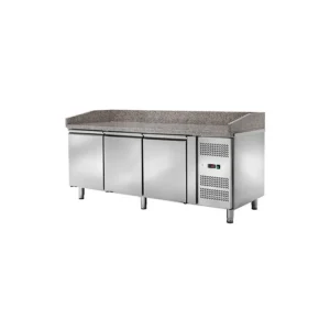 Banco Pizza Refrigerato Ventilato 3 porte - AK3602TN - Temp. -2C°/+8C° - Dim. cm 202x80x105