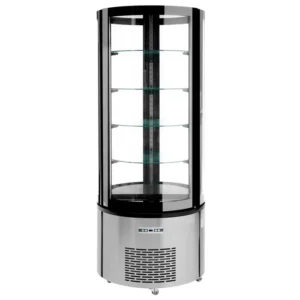 VETRINA FRIGO POSITIVA VENTILATA PASTICCERIA 4 RIPIANI Ø53 cm - MOD. AK400ETR - Temp.+2°C/+8°C – Dim. cm. L69,5xP69,5xh175