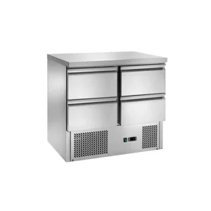 Saladette  4 cassetti - AK941-4D - Temp. +2°C/+8°C  Dim. cm L90xP70xh85