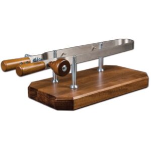 Morsa Prosciutto in Legno e Inox - Mod. AV4510 - Dim. cm L58xP25xh19