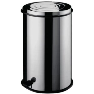 Pattumiera Tonda 80l  Pedale  Ø41x71h cm