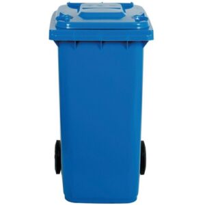 Pattumiera in polietilene Blu  AV4675  cm 55x48x93