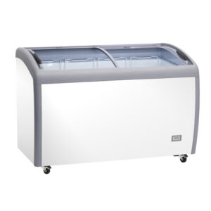 POZZETTO CONGELATORE NEGATIVO/POSITIVO STATICO PORTE A VETRI - Mod. AX400CFG - Dim. cm. L126xP70,5x87,5h