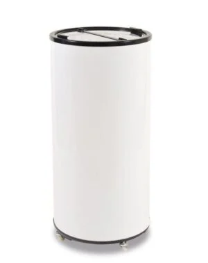 Pozzetto frigo positivo statico per bevande con porta in vetro – Klimaitalia BL 65 F | 62/65 L | 0/+10 °C | Ø 44,5 × H 96,5 cm