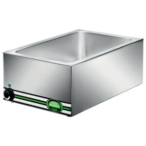 Tavola calda a bagnomaria in acciaio inox - Temp. +30°C/+90°C - Dim. cm 57x37x22h