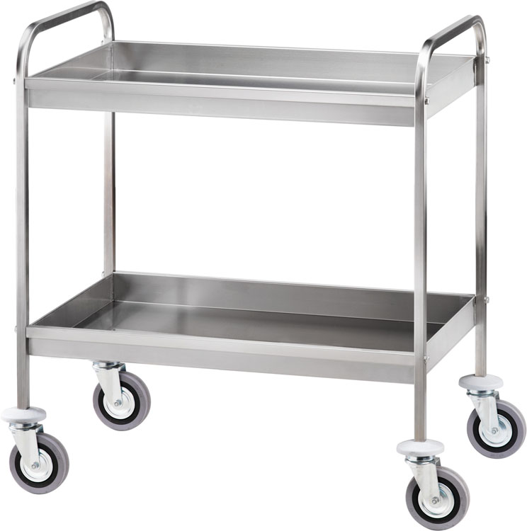 Carrello sbarazzo Forcar CA1396 – 2 vasche 65 mm - immagine 1
