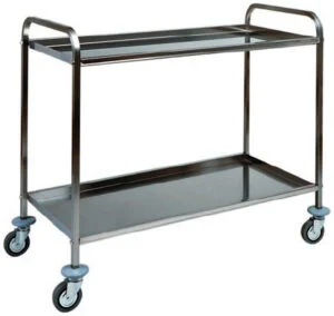 Carrello inox Forcar CA1413 – 2 ripiani 100x60 cm