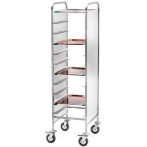CARRELLO PORTAVASSOI RINFORZATO CA1451RPI 10 VASSOI
