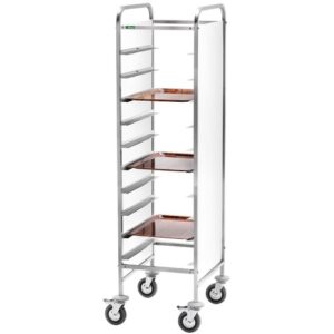 CARRELLO PORTAVASSOI RINFORZATO CA1451RP 10 VASSOI