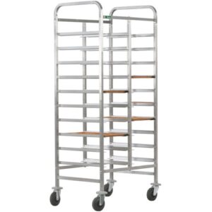 CARRELLO INOX PORTAVASSOI RINFORZATO  CA1461R  20 VASSOI